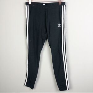 ADIDAS | Three Stripe Ankle Length Leggings Large
